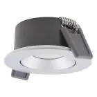 Ledvance LED Spot Air Adjust Aluminium Zilver 4W 320lm 36D - 930 Warm Wit | Zaagmaat 68mm - IP23 - Beste Kleurweergave - Dimbaar
