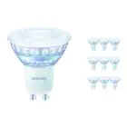 Voordeelpak 10x Philips MASTER Value LED Spot GU10 PAR16 6.2W 575lm 36D - 930 Warm Wit | Beste Kleurweergave - Dimbaar - Vervangt 80W