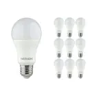 Voordeelpak 10x Noxion Lucent Classic LED E27 Peer Mat 9.5W 1055lm - 827 Zeer Warm Wit | Vervangt 75W